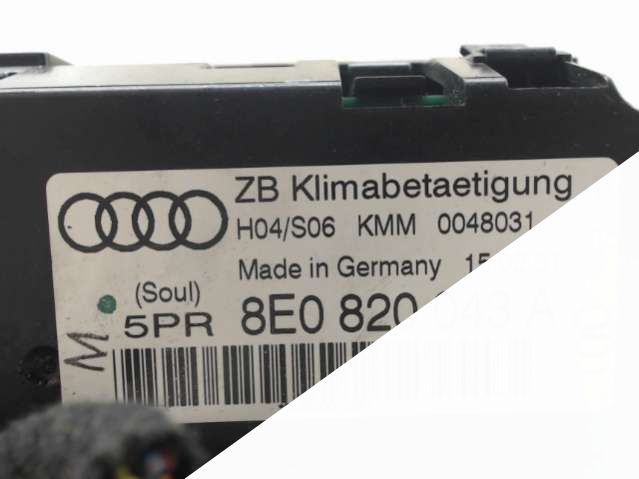 8E0820043A Переключатель отопителя Audi A4 (B6) (2000 - 2004) Седан 2004г. | Фото № 3 8E0820043A Переключатель отопителя Audi A4 (B6) (2000 - 2004) Седан 2004г. - Фото 3