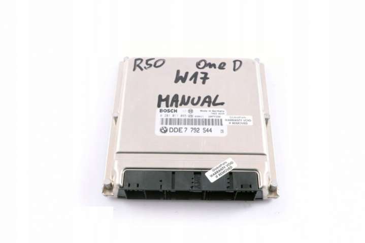 7792544 Блок управления двигателем  Mini One R50 (2000-2006) 2000г. | Фото № 1  7792544 Блок управления двигателем  Mini One R50 (2000-2006) 2000г. - Фото 1
