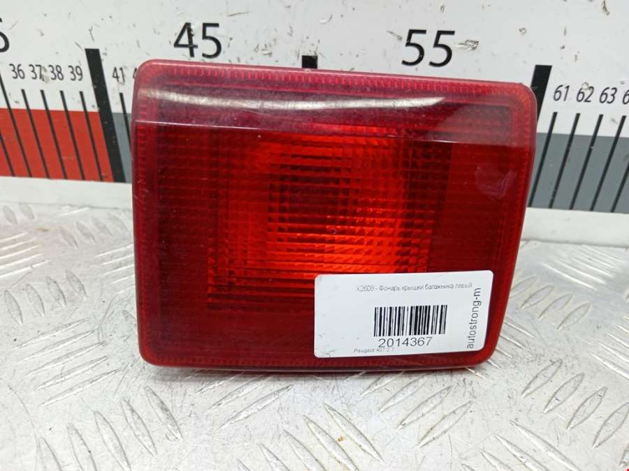 25610104 Фонарь крышки багажника левый Peugeot 407 (2004-2010) Универсал 2008г. | Фото № 1 25610104 Фонарь крышки багажника левый Peugeot 407 (2004-2010) Универсал 2008г. - Фото 1