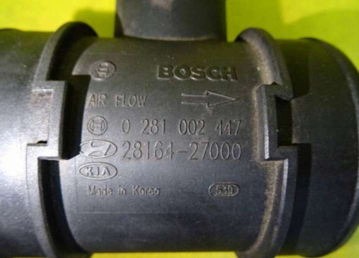 28164-270000281002447 Расходомер воздуха Kia Carens 2 поколение (2006-2012) 2006г. | Фото № 2 28164-270000281002447 Расходомер воздуха Kia Carens 2 поколение (2006-2012) 2006г. - Фото 2