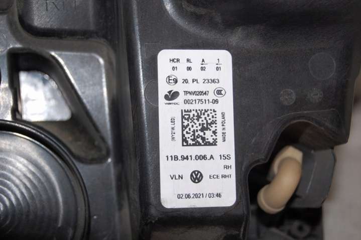 11B941006A Фара правая Volkswagen ID.4 1 поколение (2020-2024) 2020г. | Фото № 6 11B941006A Фара правая Volkswagen ID.4 1 поколение (2020-2024) 2020г. - Фото 6