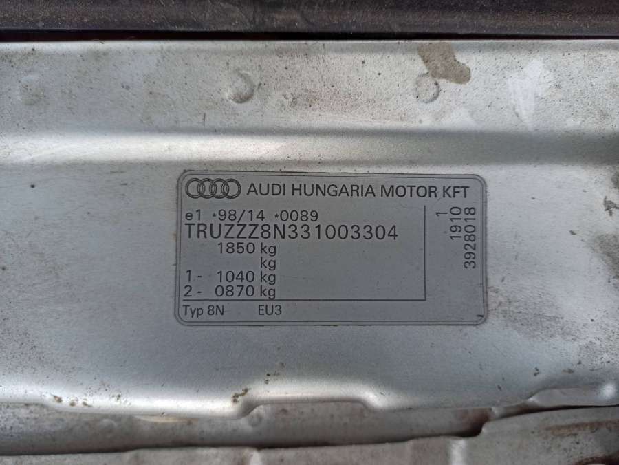 8N0807111MX Бампер передний Audi TT 8N (1998-2006) Купе 2002г. | Фото № 11 8N0807111MX Бампер передний Audi TT 8N (1998-2006) Купе 2002г. - Фото 11