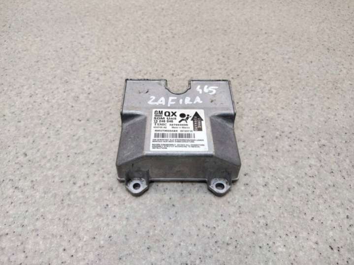 13246046 Блок AirBag Opel Zafira B (2005-2010) 2005г. | Фото № 1 13246046 Блок AirBag Opel Zafira B (2005-2010) 2005г. - Фото 1