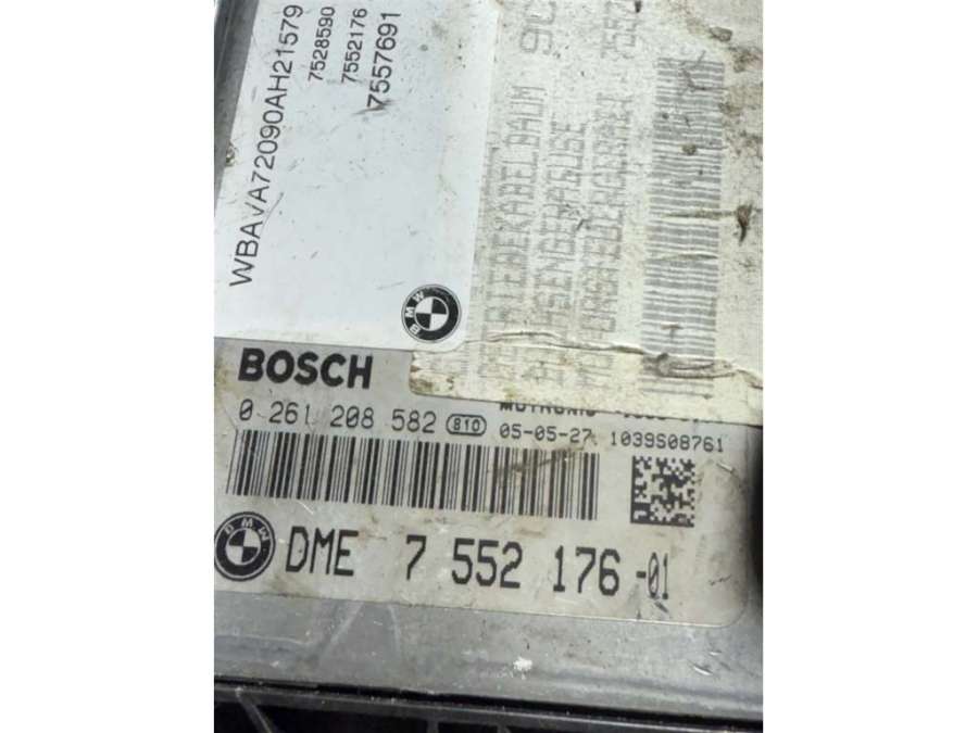 0261208582 Блок управления двигателем  BMW 3 E90/E91/E92/E93 2005г. | Фото № 6  0261208582 Блок управления двигателем  BMW 3 E90/E91/E92/E93 2005г. - Фото 6