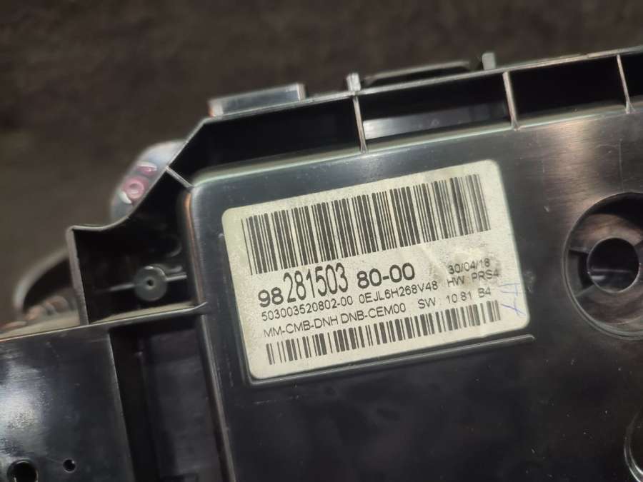 9828150380 Щиток приборов (приборная панель) Peugeot 3008 2 2018г. | Фото № 13 9828150380 Щиток приборов (приборная панель) Peugeot 3008 2 2018г. - Фото 13