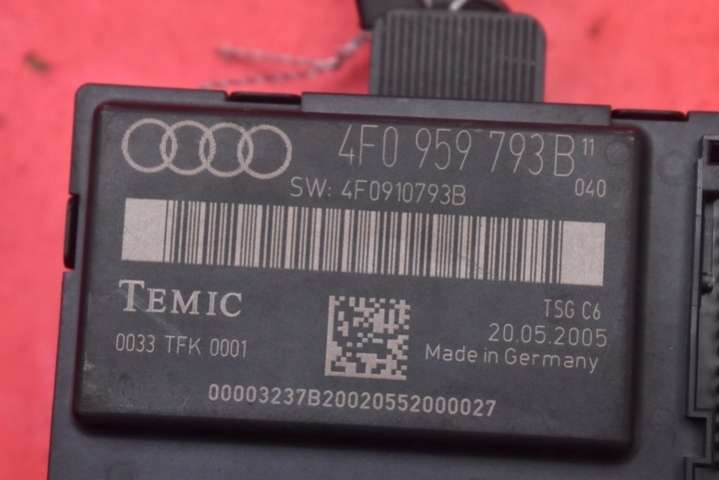 4F0959793B Блок управления двигателем Audi A6 C6/4F (2004-2008) 2004г. | Фото № 7 4F0959793B Блок управления двигателем Audi A6 C6/4F (2004-2008) 2004г. - Фото 7