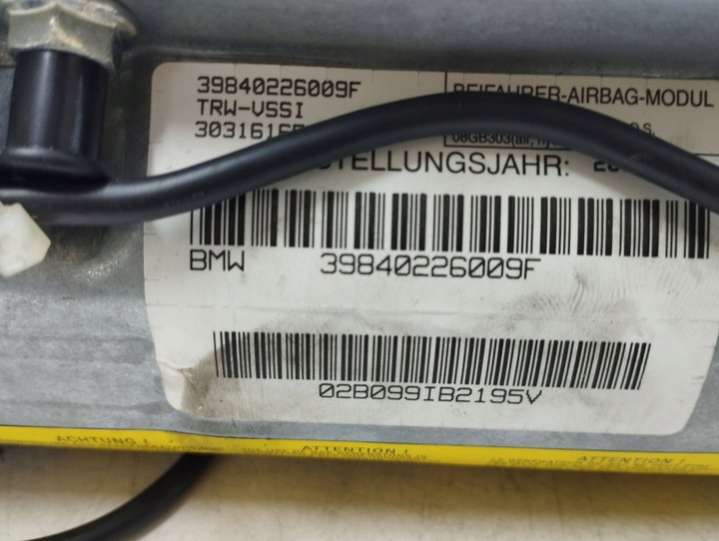 39840226009F Подушка безопасности  BMW X5 E53 (1999-2003) 1999г. | Фото № 6  39840226009F Подушка безопасности  BMW X5 E53 (1999-2003) 1999г. - Фото 6