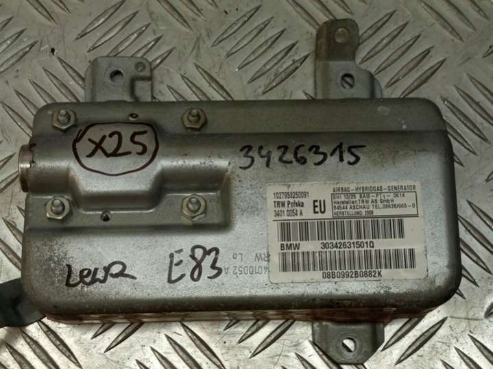 3426315 Подушка безопасности BMW X3 E83 (2003-2006) 2003г. | Фото № 3 3426315 Подушка безопасности BMW X3 E83 (2003-2006) 2003г. - Фото 3