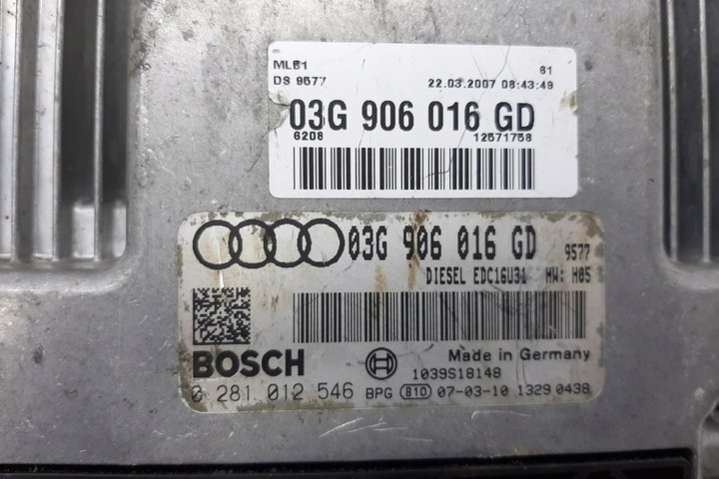 03G906016GD Блок управления двигателем  Audi A4 B7 (2004-2008) 2004г. | Фото № 2  03G906016GD Блок управления двигателем  Audi A4 B7 (2004-2008) 2004г. - Фото 2