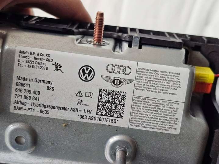 7P1880841 Подушка безопасности  Volkswagen Touareg 2 поколение (2010-2014) 2010г. | Фото № 4  7P1880841 Подушка безопасности  Volkswagen Touareg 2 поколение (2010-2014) 2010г. - Фото 4