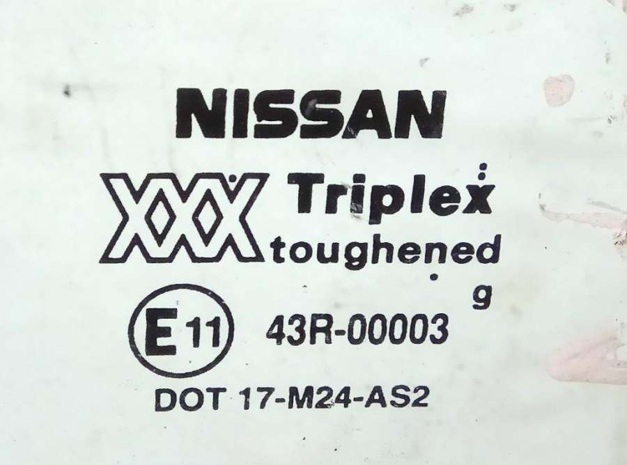 43R-00003 Стекло двери задней левой  Nissan Primera P11 хетчбэк 5 дв. 1999г. | Фото № 2  43R-00003 Стекло двери задней левой  Nissan Primera P11 хетчбэк 5 дв. 1999г. - Фото 2