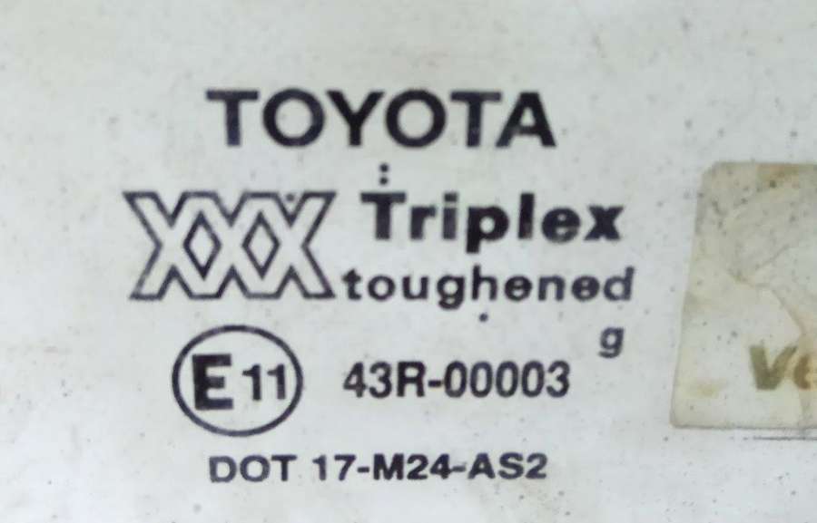 43R-00003 Стекло двери передней правой  Toyota Carina E  1996г. | Фото № 2  43R-00003 Стекло двери передней правой  Toyota Carina E  1996г. - Фото 2