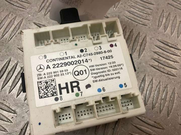 A2229002014 Блок управления двери  Mercedes GLC X253 (2015-2019) 2015г. | Фото № 2  A2229002014 Блок управления двери  Mercedes GLC X253 (2015-2019) 2015г. - Фото 2