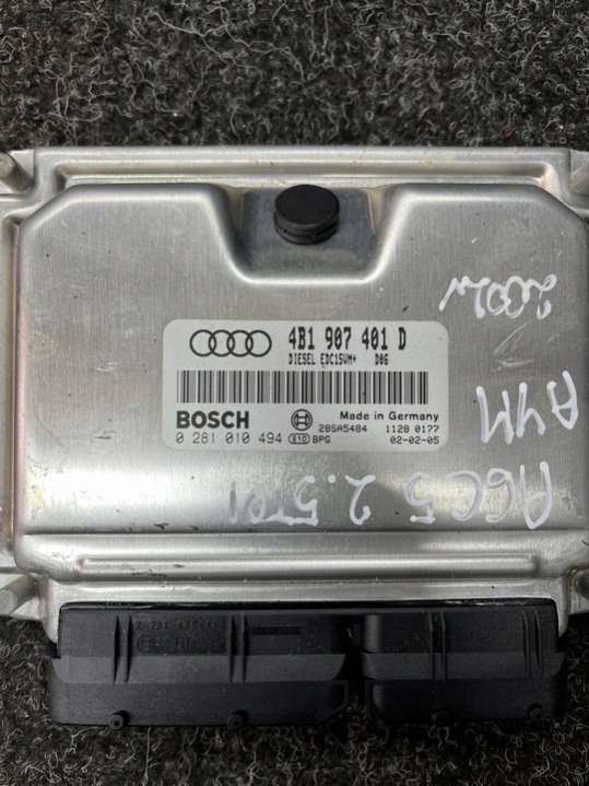 4B1907401D Блок управления двигателем  Audi A6 C5/4B (1997-2004) 1997г. | Фото № 2  4B1907401D Блок управления двигателем  Audi A6 C5/4B (1997-2004) 1997г. - Фото 2