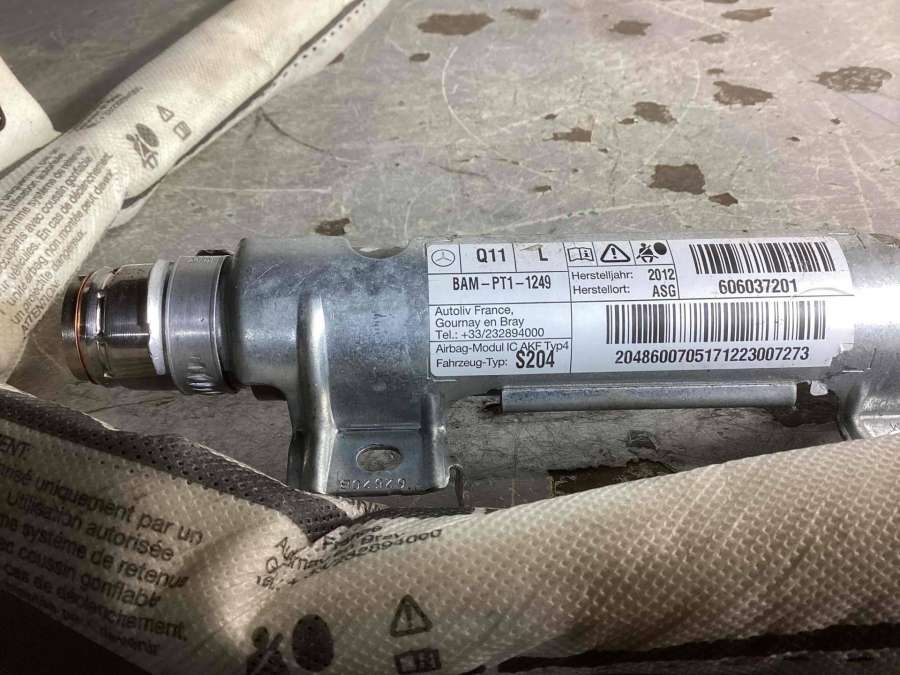 2048600705 Подушка безопасности боковая (шторка) Mercedes-Benz C W204 рест. 2012г. | Фото № 2 2048600705 Подушка безопасности боковая (шторка) Mercedes-Benz C W204 рест. 2012г. - Фото 2