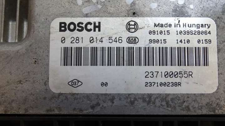 0281014546237100055R Блок управления двигателем  Renault Megane 3 поколение (2009-2014) 2009г. | Фото № 2  0281014546237100055R Блок управления двигателем  Renault Megane 3 поколение (2009-2014) 2009г. - Фото 2