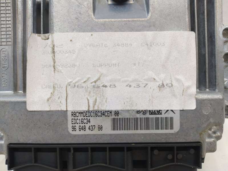 9664843780 Блок управления двигателем Peugeot 308 (2007-2011) Хэтчбэк 2009г. | Фото № 2 9664843780 Блок управления двигателем Peugeot 308 (2007-2011) Хэтчбэк 2009г. - Фото 2