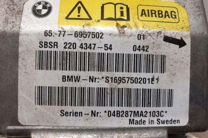 6957502 Блок AirBag  BMW 5 E60/E61 (2002-2007) 2002г. | Фото № 3  6957502 Блок AirBag  BMW 5 E60/E61 (2002-2007) 2002г. - Фото 3