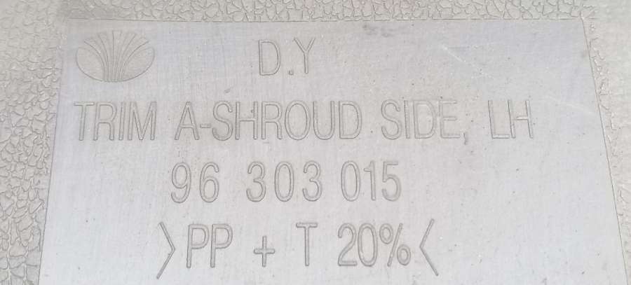 96303015 Обшивка стойки  Daewoo Lanos T100 хетчбэк 5 дв. 1999г. | Фото № 3  96303015 Обшивка стойки  Daewoo Lanos T100 хетчбэк 5 дв. 1999г. - Фото 3