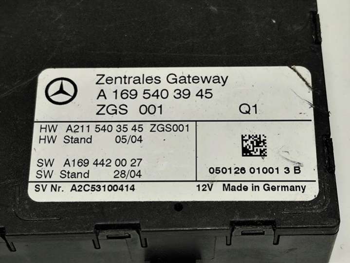 A1695403945 Блок комфорта  Mercedes A W169 (2004-2008) 2004г. | Фото № 4  A1695403945 Блок комфорта  Mercedes A W169 (2004-2008) 2004г. - Фото 4