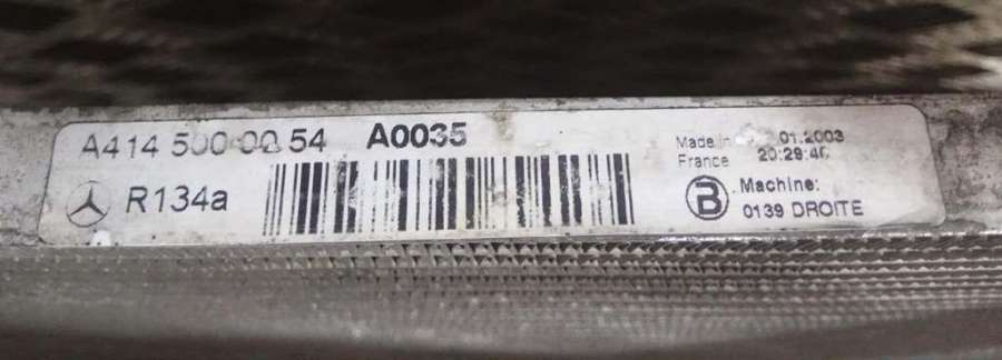 A4145000054 Радиатор кондиционера Mercedes-Benz Vaneo W414 минивэн 2001г. | Фото № 3 A4145000054 Радиатор кондиционера Mercedes-Benz Vaneo W414 минивэн 2001г. - Фото 3