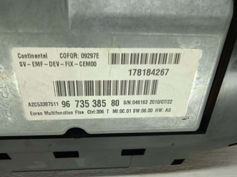 9673538580 Щиток приборов (приборная панель) Citroen C8 Минивэн 2010г. | Фото № 3 9673538580 Щиток приборов (приборная панель) Citroen C8 Минивэн 2010г. - Фото 3