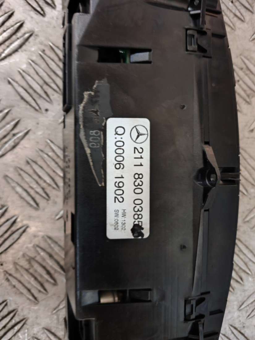 2118300385 Блок управления печки / климат-контроля  Mercedes E W211 2003г. | Фото № 4  2118300385 Блок управления печки / климат-контроля  Mercedes E W211 2003г. - Фото 4