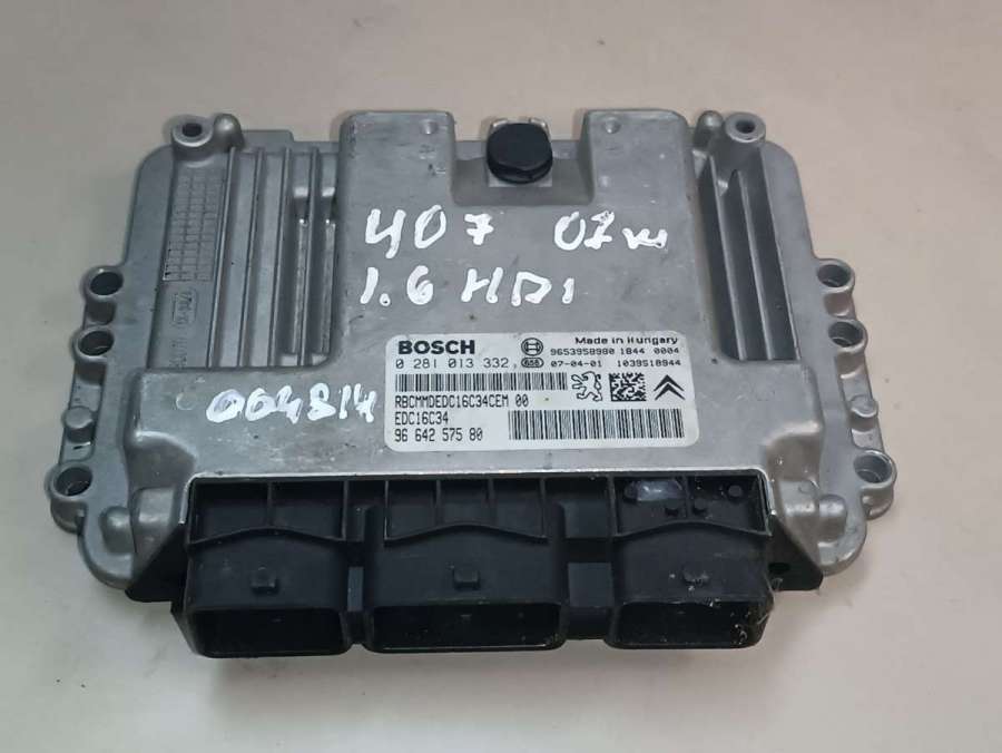 02810133329653958980 Блок управления двигателем Peugeot 407 2004г. | Фото № 1 02810133329653958980 Блок управления двигателем Peugeot 407 2004г. - Фото 1