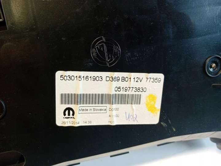 0519773830 Щиток приборов (приборная панель)  Fiat Doblo 2 поколение (2010-2015) 2010г. | Фото № 3  0519773830 Щиток приборов (приборная панель)  Fiat Doblo 2 поколение (2010-2015) 2010г. - Фото 3