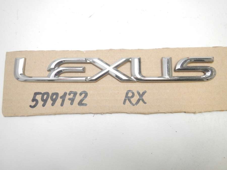 7544248110 Эмблема на крышку багажника Lexus Rx 0000г. | Фото № 1 7544248110 Эмблема на крышку багажника Lexus Rx 0000г. - Фото 1