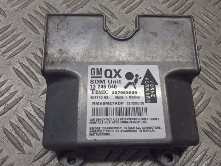 13246046 Блок AirBag Opel Zafira B (2005-2010) 2005г. | Фото № 3 13246046 Блок AirBag Opel Zafira B (2005-2010) 2005г. - Фото 3