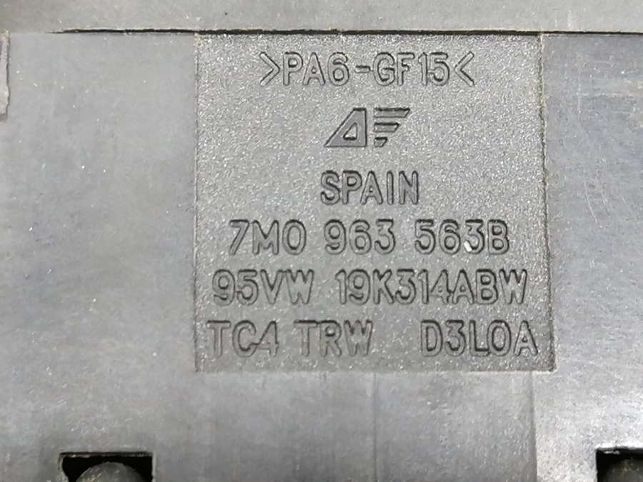 7M0963563B95VW19K314ABW Кнопка подогрева сидений Volkswagen Sharan 1 1999г. | Фото № 7 7M0963563B95VW19K314ABW Кнопка подогрева сидений Volkswagen Sharan 1 1999г. - Фото 7