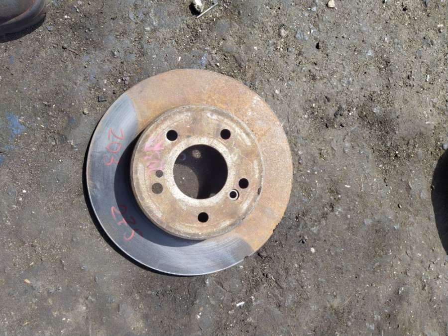 Диск тормозной задний левый  Mercedes-Benz C W203/S203/CL203 2006г. | Фото № 1   Диск тормозной задний левый  Mercedes-Benz C W203/S203/CL203 2006г. - Фото 1