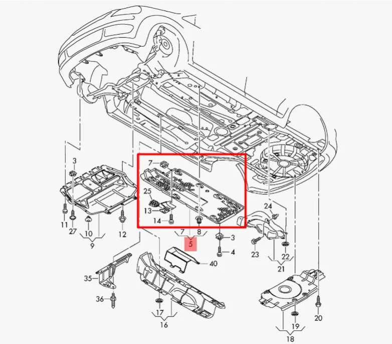 Защита днища Volkswagen Caddy (III) 2006г. | Фото № 2 Защита днища Volkswagen Caddy (III) 2006г. - Фото 2