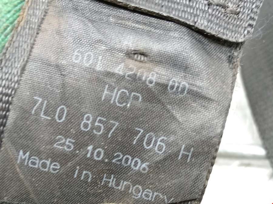 560981601 Ремень безопасности передний правый Volkswagen Touareg 1 (2002-2010) Внедорожник 5дв. 2007г. | Фото № 6 560981601 Ремень безопасности передний правый Volkswagen Touareg 1 (2002-2010) Внедорожник 5дв. 2007г. - Фото 6