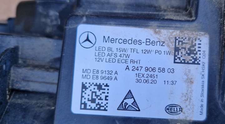 A2479065803 Фара правая  Mercedes B W247 (2018-2022) 2018г. | Фото № 3  A2479065803 Фара правая  Mercedes B W247 (2018-2022) 2018г. - Фото 3