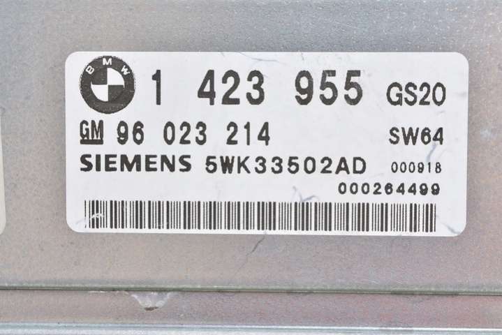 96023214 Блок управления двигателем  BMW 3 E46 (1998-2006) 1998г. | Фото № 2  96023214 Блок управления двигателем  BMW 3 E46 (1998-2006) 1998г. - Фото 2