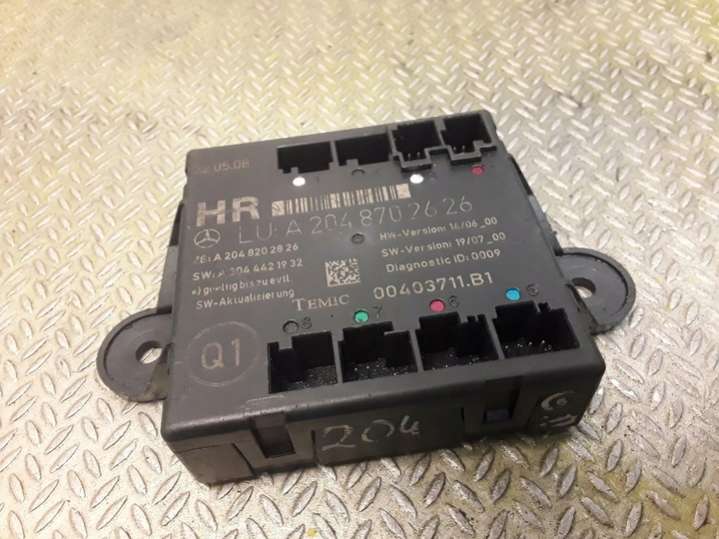 2048702626 Блок управления двери Mercedes C W204/S204 (2007-2012) 2007г. | Фото № 1 2048702626 Блок управления двери Mercedes C W204/S204 (2007-2012) 2007г. - Фото 1