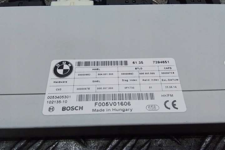 7394651 Блок управления (другие)  BMW 5 F10/F11/GT F07 6 поколение (2009-2013) 2009г. | Фото № 4  7394651 Блок управления (другие)  BMW 5 F10/F11/GT F07 6 поколение (2009-2013) 2009г. - Фото 4