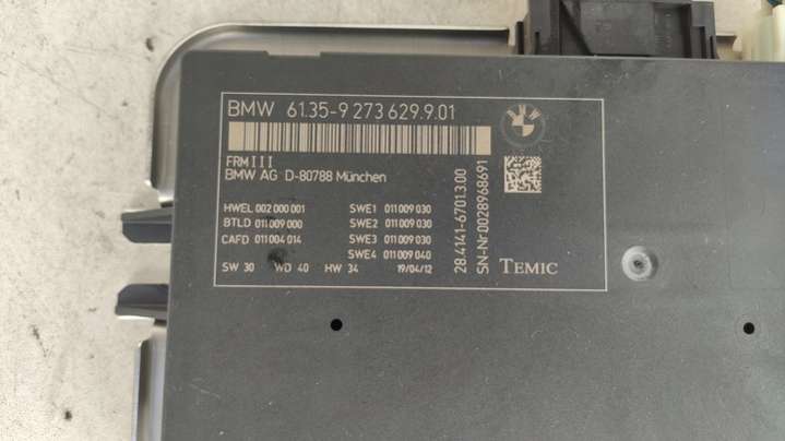 9273629 Блок управления светом  BMW 5 F10/F11/GT F07 (2009-2013) 2009г. | Фото № 2  9273629 Блок управления светом  BMW 5 F10/F11/GT F07 (2009-2013) 2009г. - Фото 2
