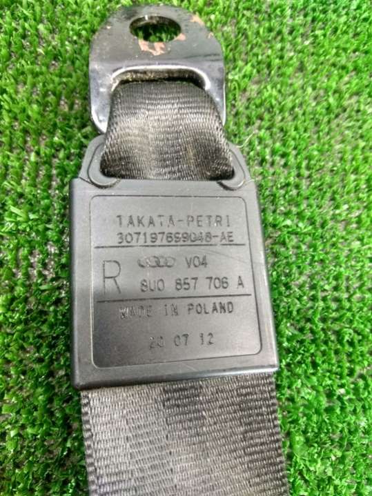 8U0857706A  Ремень безопасности передний R   Audi Q3 8U 2005г. | Фото № 6  8U0857706A  Ремень безопасности передний R   Audi Q3 8U 2005г. - Фото 6