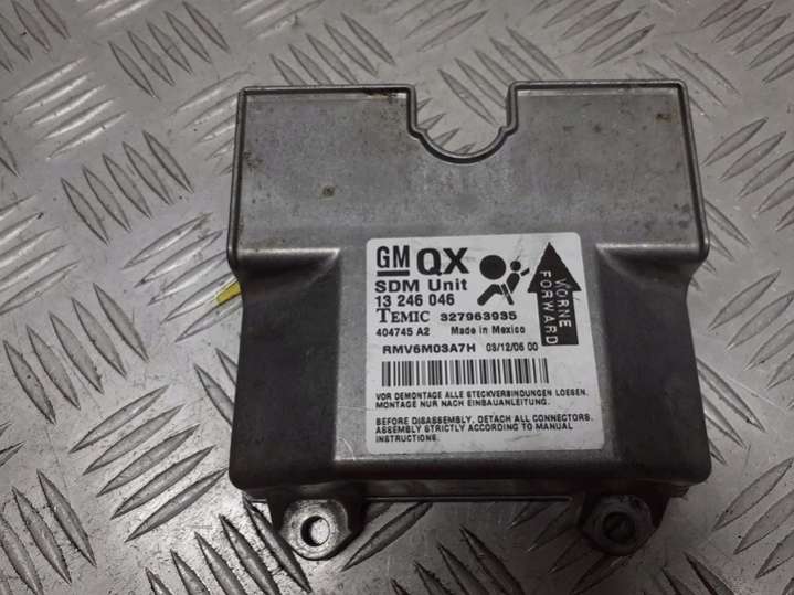 13246046 Блок AirBag Opel Zafira B (2005-2010) 2005г. | Фото № 1 13246046 Блок AirBag Opel Zafira B (2005-2010) 2005г. - Фото 1