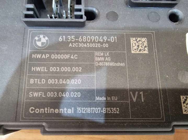 6809049 Блок управления (другие) BMW 1 F20/F2 (20-205) 2011г. | Фото № 3 6809049 Блок управления (другие) BMW 1 F20/F2 (20-205) 2011г. - Фото 3
