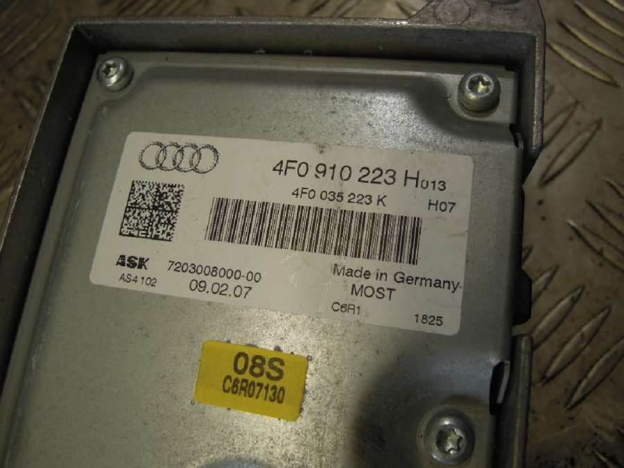 Усилитель музыкальный AUDI A6 C6 2007г. | Фото № 3 Усилитель музыкальный AUDI A6 C6 2007г. - Фото 3