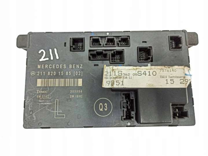 2118201585 Блок управления двери  Mercedes E W211/S211 (2002-2006) 2002г. | Фото № 1  2118201585 Блок управления двери  Mercedes E W211/S211 (2002-2006) 2002г. - Фото 1