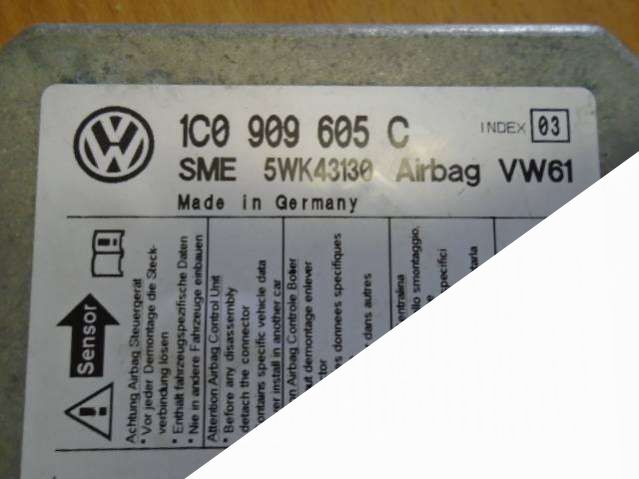 1C0909605C5WK43130 Блок управления подушками безопасности Volkswagen Passat B5 2003г. | Фото № 2 1C0909605C5WK43130 Блок управления подушками безопасности Volkswagen Passat B5 2003г. - Фото 2