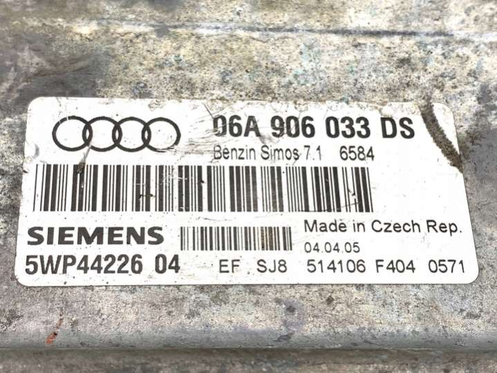 06A906033DSLORK-486-17172 Блок управления двигателем Audi A3 8P (2003-2005) 2003г. | Фото № 4 06A906033DSLORK-486-17172 Блок управления двигателем Audi A3 8P (2003-2005) 2003г. - Фото 4