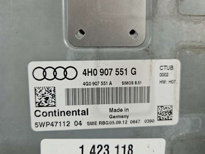 4H0907551G IMPRK1423118 Блок управления двигателем  Audi A8 D4/4H (2010-2013) 2010г. | Фото № 6  4H0907551G IMPRK1423118 Блок управления двигателем  Audi A8 D4/4H (2010-2013) 2010г. - Фото 6
