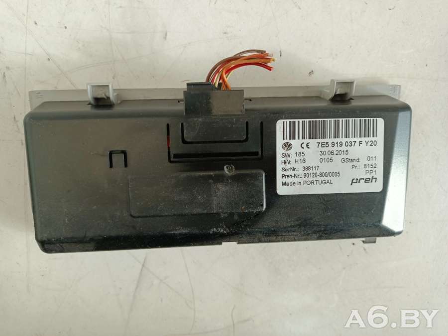 7E5919037F Блок управления автономным отопителем Volkswagen Transporter T6 2016г. | Фото № 5 7E5919037F Блок управления автономным отопителем Volkswagen Transporter T6 2016г. - Фото 5