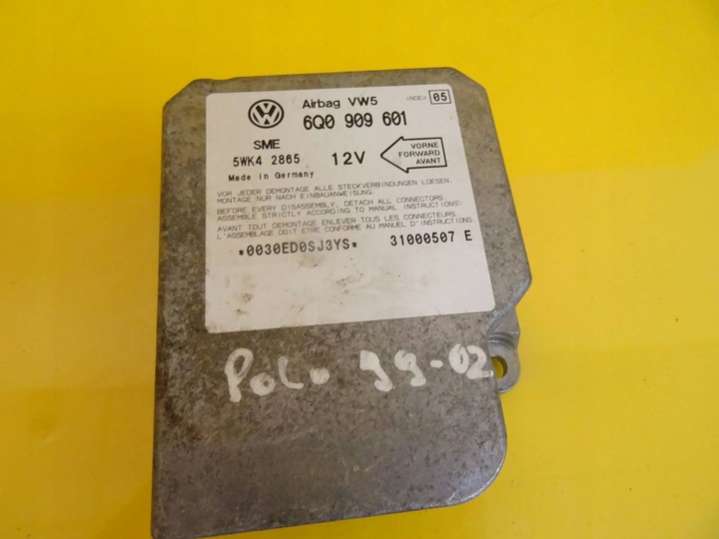 6Q0909601 Блок AirBag  Volkswagen Golf 4 поколение (1997-2004) 1997г. | Фото № 1  6Q0909601 Блок AirBag  Volkswagen Golf 4 поколение (1997-2004) 1997г. - Фото 1